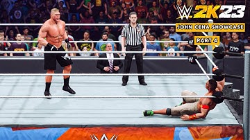 WWE 2K23 John Cena Showcase Walkthrough Part 4 (Legend Difficulty with Hardest A.I Sliders)