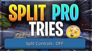 Split Pro tries NON SPLIT! - TheHive Skywars