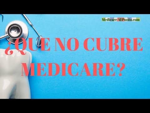 Vídeo: Lo Que Cubre Y No Cubre Medicare