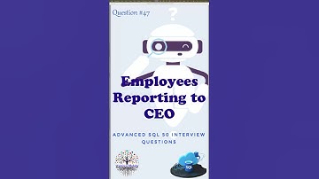Employees Reports to CEO #sqlfordataengineer #faangpreparation #interviewquestions #deinterview #sql