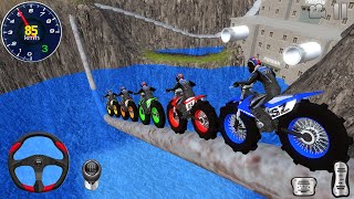 Impossible Motocross Dirt Bike Offroad Racing 3D #2 - Motor Bike Stunts Racer 2026 - Gameplay FHD screenshot 1