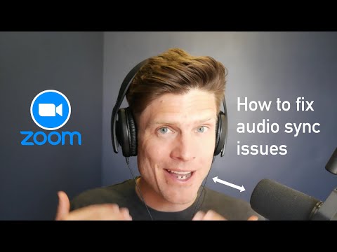 How to fix mic delay (audio sync) problem in Zoom, on a Mac