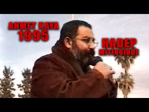 AHMET KAYA HADEP MİTİNGİNDE - MERSİN/1995