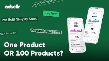 One Product Store OR 100 Product Pre-Built Shopify Store?