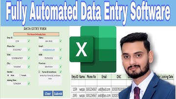 Fully Automated Data Entry Software - MS Excel