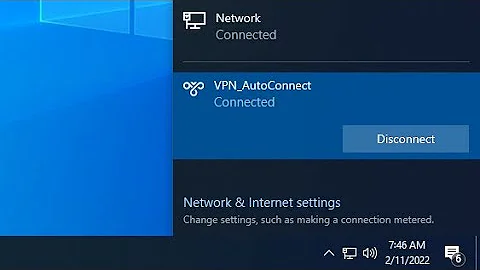 VPN auto connect when Windows starts