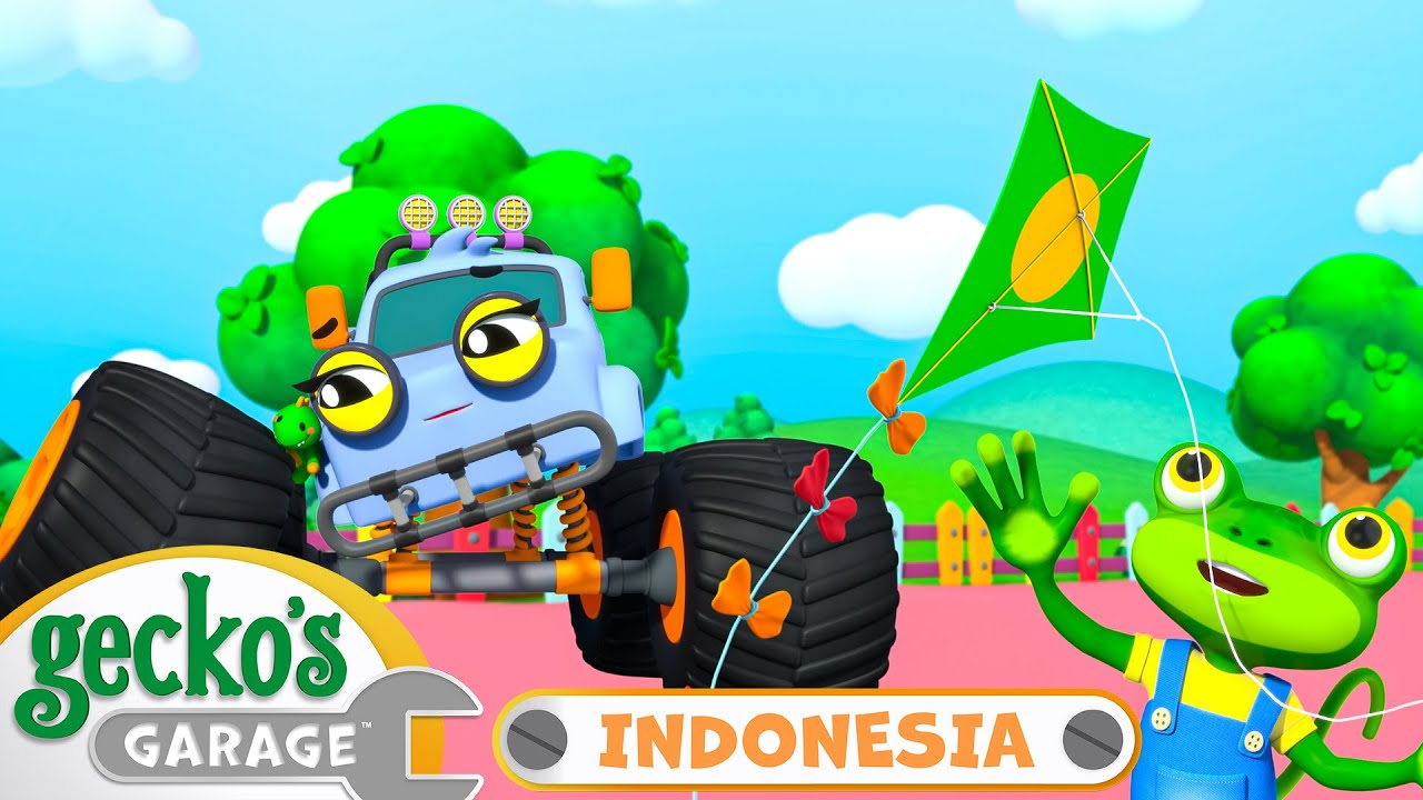 Monster Truk Boo Boo | Garasi Gecko | Kartun Populer Anak-Anak | Seru dan Mendidik