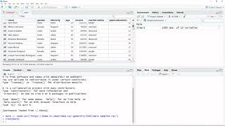 Load data in RStudio