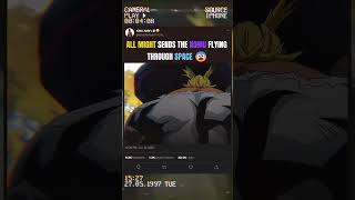 ALL MIGHT SENDS THE NOMU FLYING THROUGH SPACE 😨 | #myheroacademia #edit #amv #anime