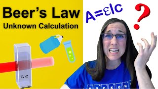 Beer's Law Unknown Calculation: Find Grams of Unknown (57)