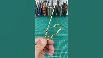 móc khóa thủ công làm bằng dây inox