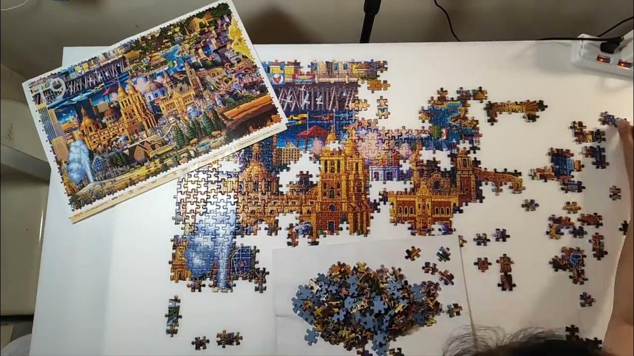 DOWDLE PUZZLE，60000片世界地圖PART 19，1000pcs，75×50cm YouTube