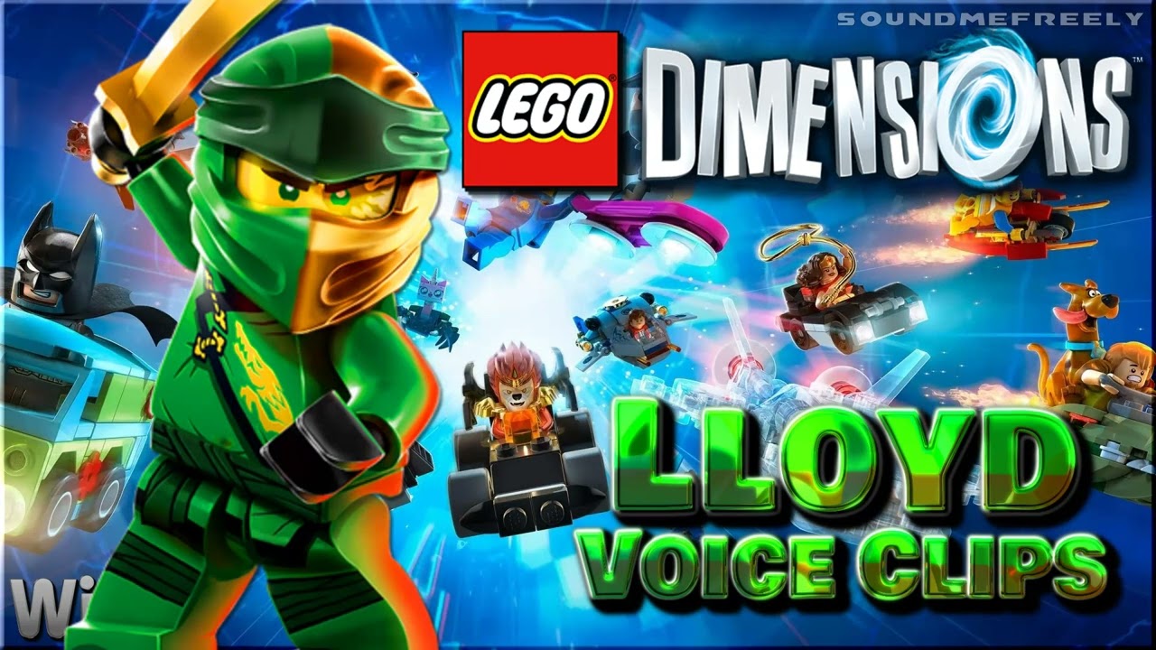 All Lloyd Voice Clips • Lego Dimensions • (Courtenay Taylor) All