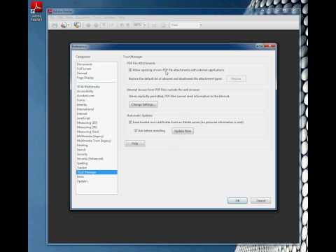 How to make Adobe Reader 9 safer
