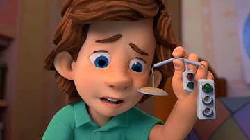 The Broken Traffic Light | The Fixies | Cartoons for Children