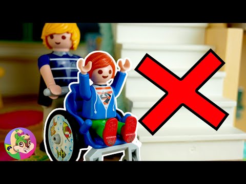 24 horas em uma cadeira de rodas 🦽 Desafio para Julian | Playmobil Film