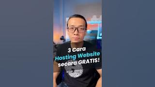 Cara Hosting Website Gratis🤩🔥