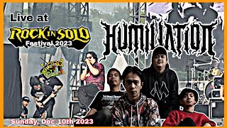 Download Lagu 🇮🇩 HUMILIATION (Ina) ☠️ LIVE AT ROCK IN SOLO FESTIVAL 2023 (FULL SHOW) ‼️ MP3