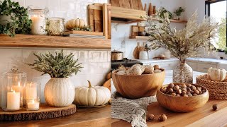 Timeless Fall Kitchen Design | New Trends + Classic Rustic Autumn Vibes