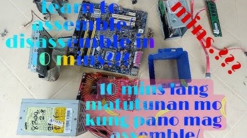 assemble and disassemble Computer system Unit