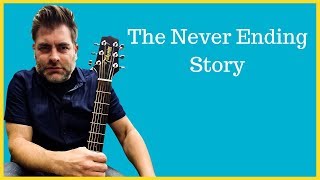 Stranger Things 3 How to play "The Never Ending Story" by on acoustic guitar