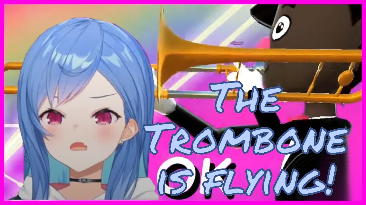 Chigusa and the flying Trombone (Trombone Skyze) [Nijisanji] YouTube