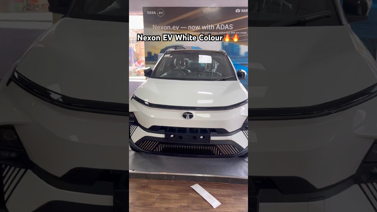 Nexon EV White Colour Amezing Look Guys🔥🔥