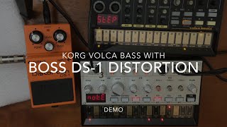 Korg Volca Bass with BOSS DS-1 Distortion