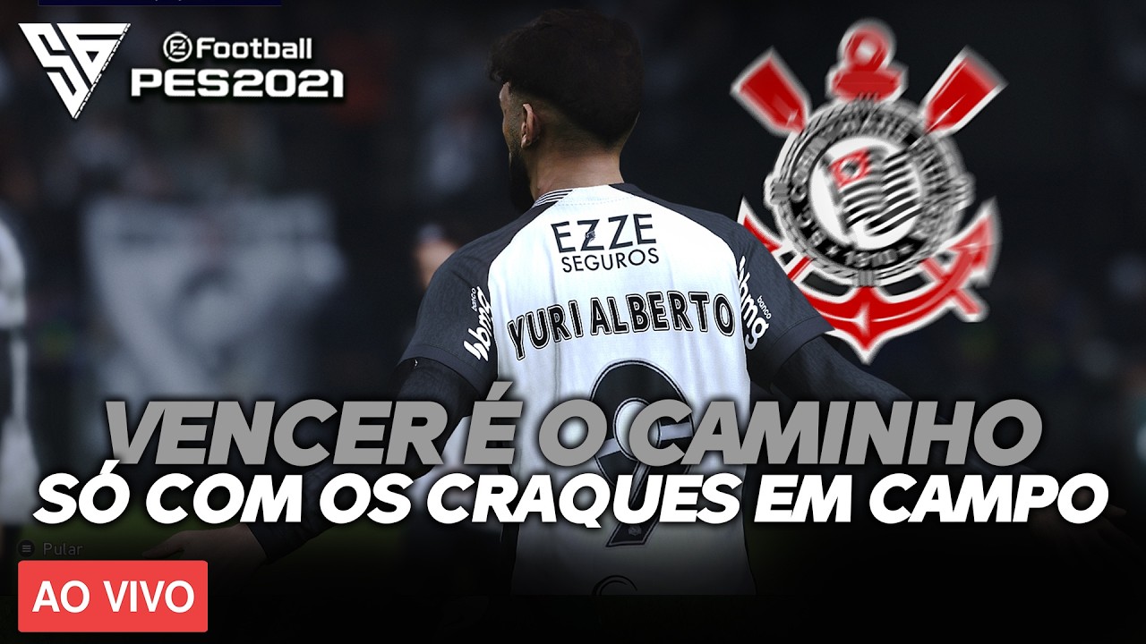 ESCALAMOS O NOSSO MELHOR TIME PRA BUSCAR O RESULTADO - GAMEPLAY PES 2021 - 60 FPS - SADAN GAMER - PC