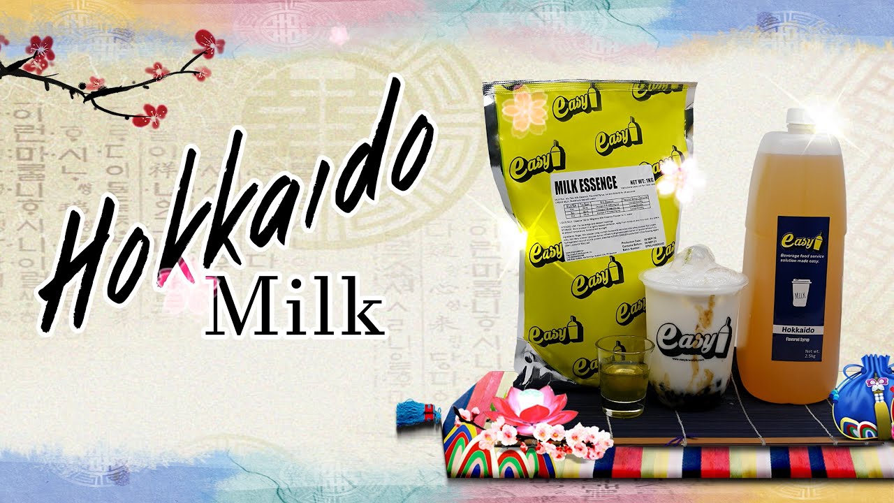How to make Hokkaido Milk Cream/Cream Milk using Milk Essence + Hokkaido Syrup EASYBRAND