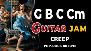G B C Cm Backing Track | 80 BPM | G Major Jam Track | Pop Rock Guitar Practice screenshot 2