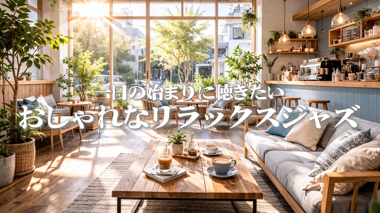 朝から集中できる作業用BGM🌸🎵勉強や仕事にぴったりのリラックスできるジャズ🎹