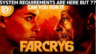 FAR CRY 6 SYSTEM REQUIREMENTS | CAN YOU RUN IT ?🤔🤔 |