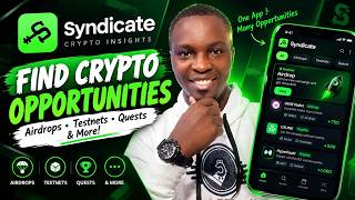 I Found This App for Airdrops & Crypto Opportunities — #Syndicate Explain #CryptoAirdrops #Testnet