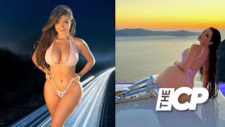 Demi Rose Puts On A Very Racy Display In A Thong Swimsuit