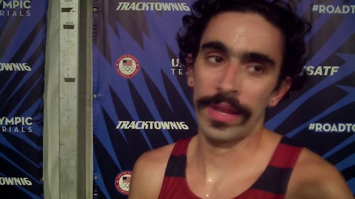 Thomas Awad of Penn talks at 2016 US Olympic Track...