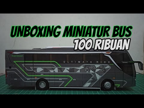 Test Drive RC (REMOTE CONTROL) Miniatur Bus Sudiro Tungga Jaya APOORVA. 