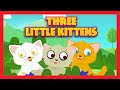 THREE LITTLE KITTENS WITH LYRICS | Nursery Poem For Kids In English