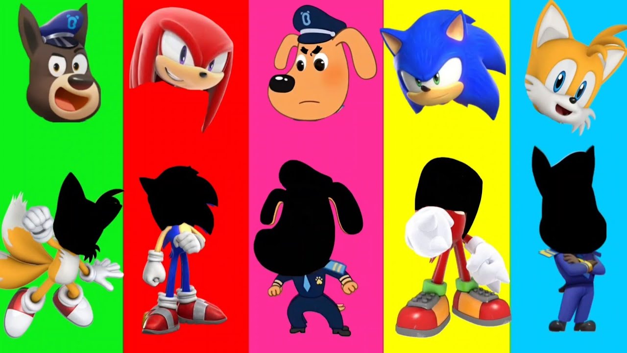 Wrong eyes challenge DAME TU COSITA FunnyPuzzle Wrong Heads/ Sheriff Labrador X SonicX Spider-Man