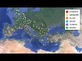 How roman cities got their modern names