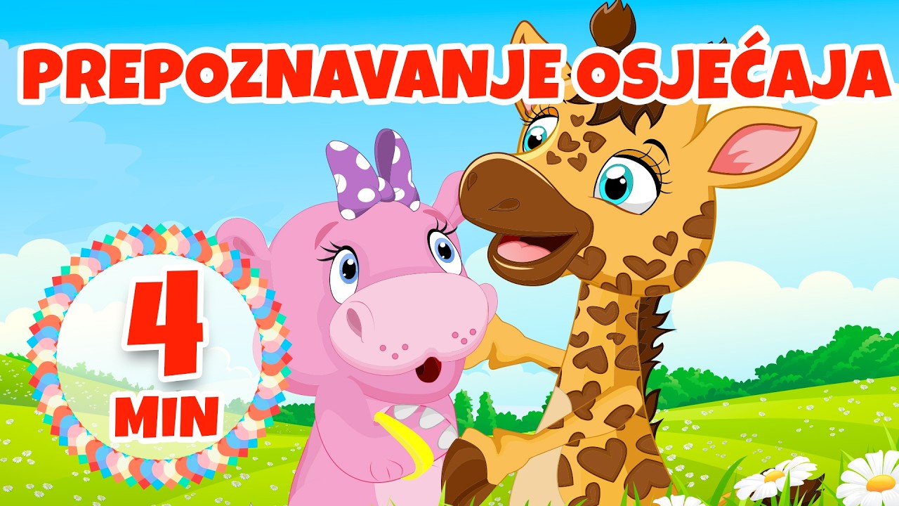 Prepoznavanje osjećaja - 4 min Giramille | Dječje pjesmice i dječije pjesmice