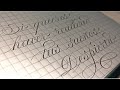 Caligrafía Inglesa con Lápiz | English Calligraphy with Pencil |Pablo Bermúdez