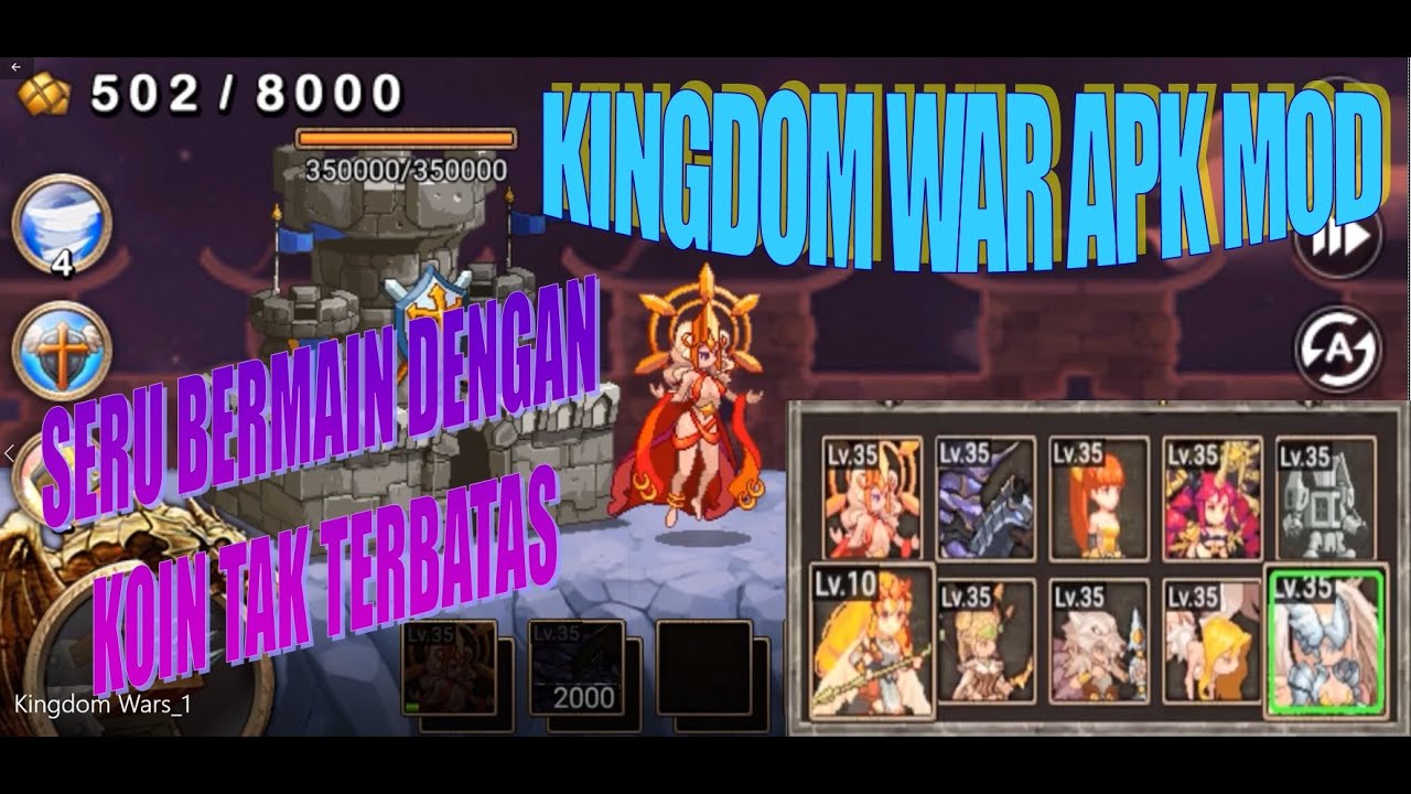 Kingdom War Mod APK Seru bermain dengan koin tak terbatas