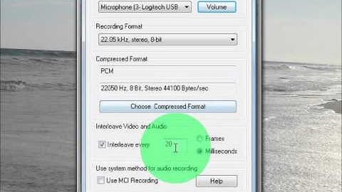 Best Camstudio Settings Using Camstudio Lossless Codec v1.5