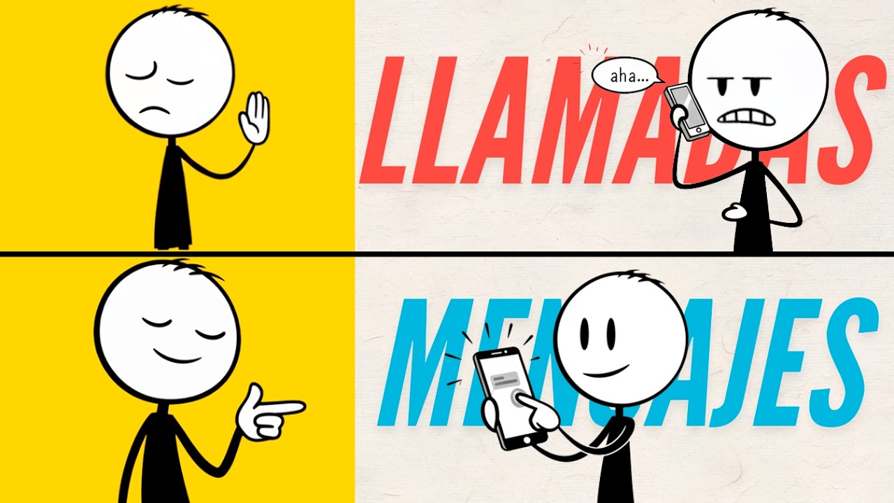La psicología de personas que prefieren mensajes de texto a llamadas
