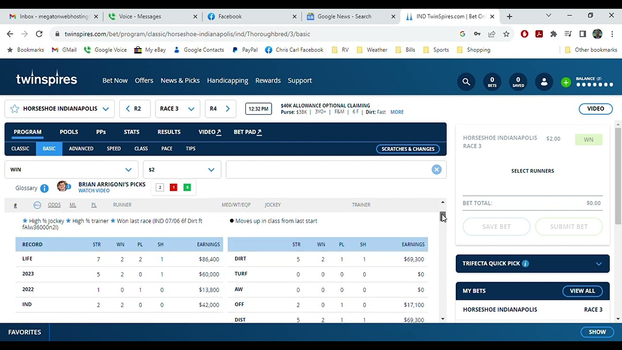 Horse Handicapping 101 By Laughlin007