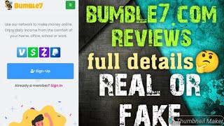bumble7 com reviews | bumble7.com legit or scam review | bumble 7 real or fake review