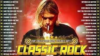 Classic Rock Songs 70s 80s 90s Full Album π₯ Metallica, Queen, AC/DC, Nirvana, U2, Aerosmith
