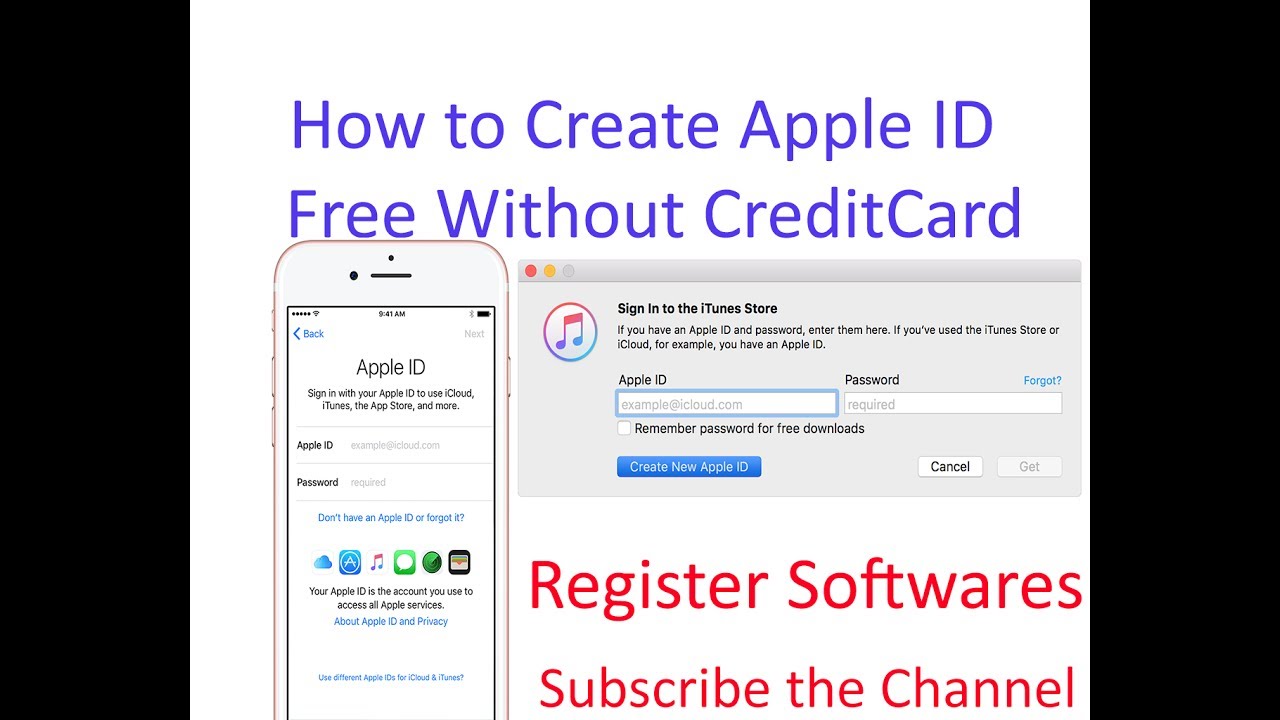 how to create apple id free without credit card - YouTube