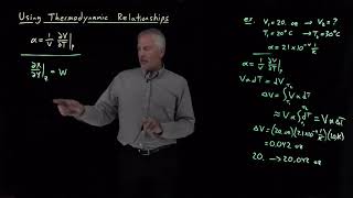 Using Thermodynamic Relationships